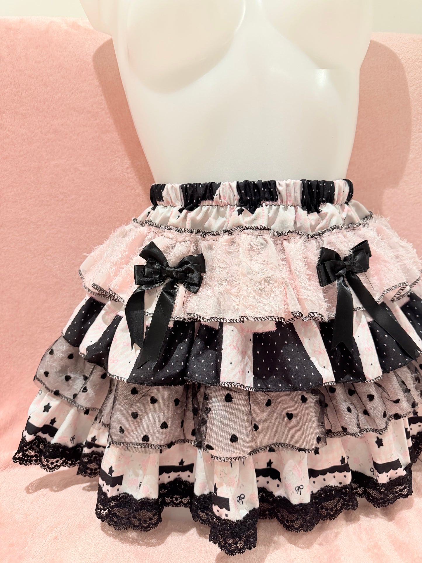 Y2K Anime Lace Mini Cake Skirt Kawaii Cute Gift Style