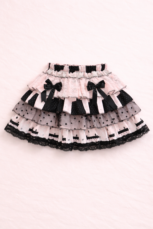 Y2K Anime Lace Mini Cake Skirt Kawaii Cute Gift Style