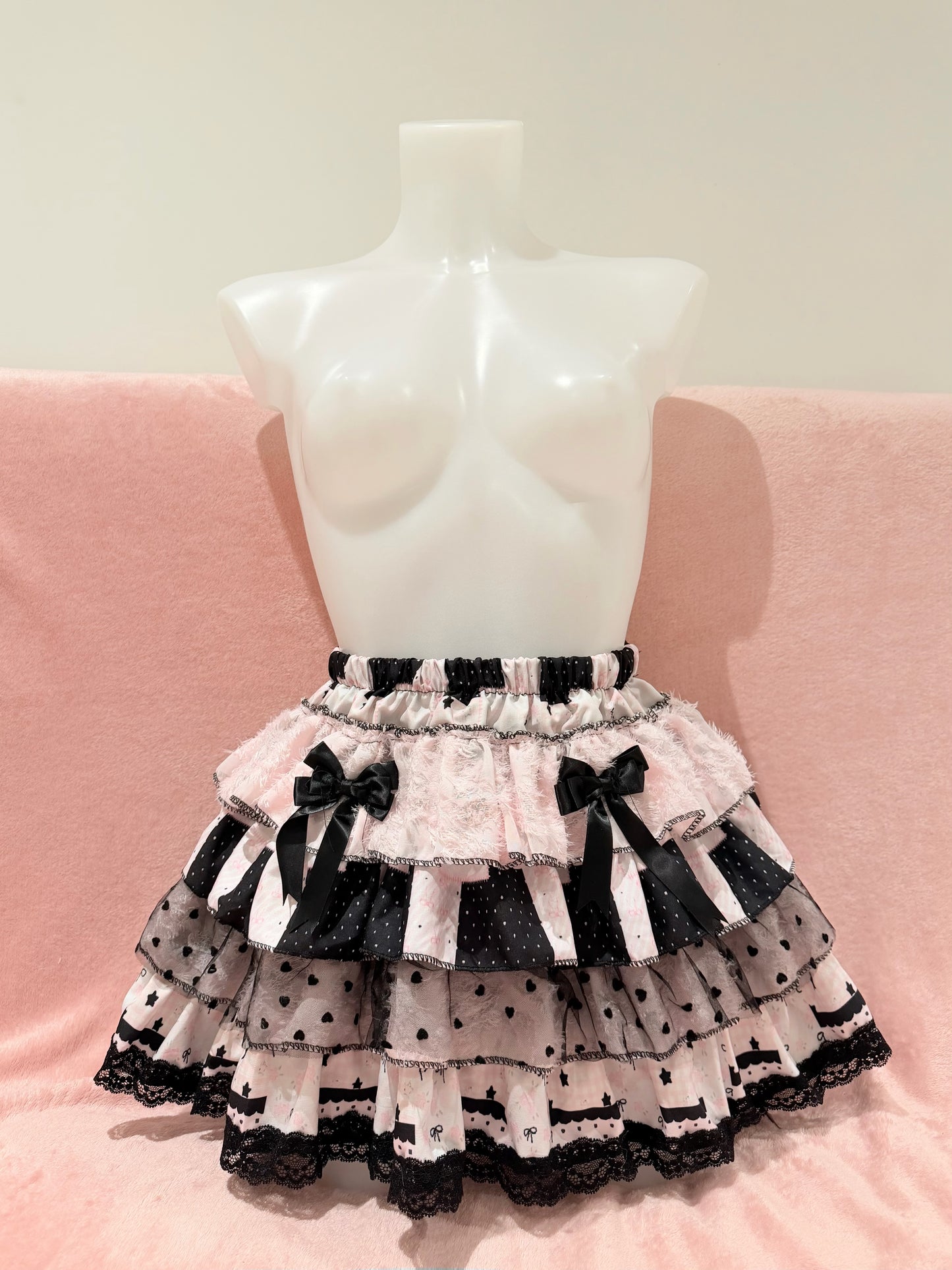 Y2K Anime Lace Mini Cake Skirt Kawaii Cute Gift Style