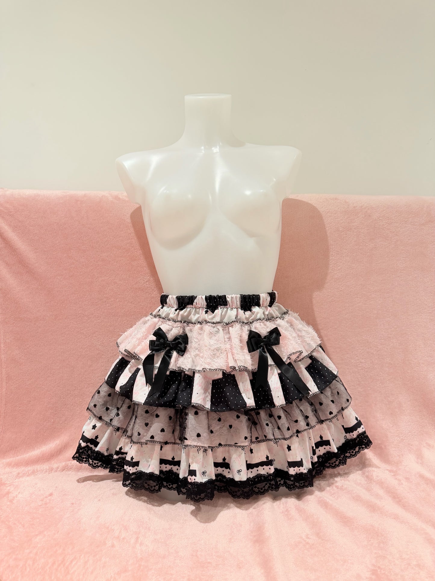 Y2K Anime Lace Mini Cake Skirt Kawaii Cute Gift Style