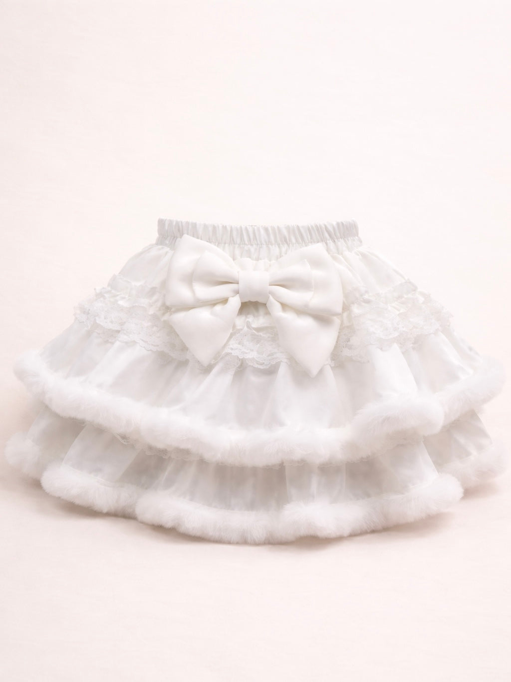 Y2K Victoria Bow Super Fluffy Lace Cake Mini Skirt Kawaii Cosplay Princess